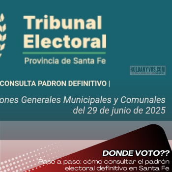 Paso a paso: cómo consultar el padrón electoral definitivo en Santa Fe